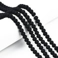 thumbnail image 5 of Handmade Polymer Clay Beads Strands for DIY Jewelry Crafts Supplies Round Black 7x5.5mm Hole: 1.6mm about 69pcs/strand 15.75 inch~16.14 inch(40~41cm), 5 of 7
