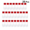 thumbnail image 3 of 25PCS Plastic Seasoning Bottle Spice Dispenser Pepper Shakers Salt Jar for Barbecue Kitchen Restaurant (Red), 3 of 9