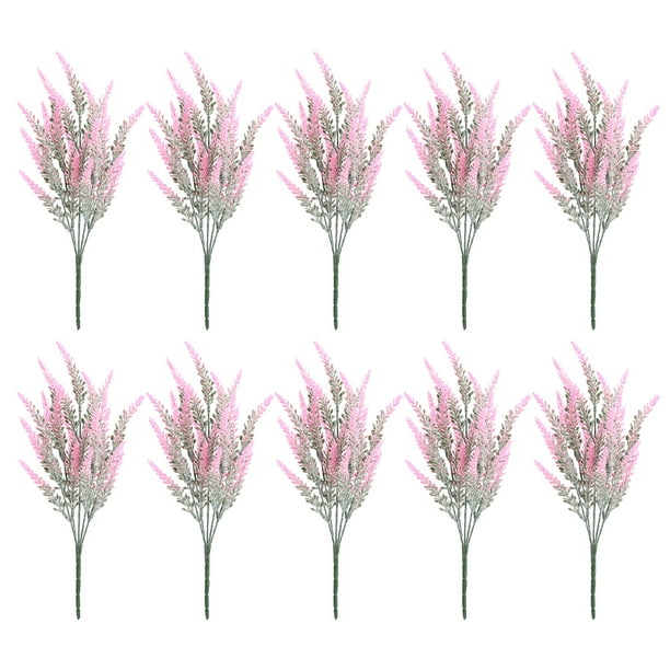 Billuyoard 10 piezas de plantas artificiales no tóxicas para gatos y perros amplia aplicación ecológica apariencia realista sin marchitamiento Flores artificiales Rosa Rosa