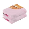 thumbnail image 2 of Pink Pumpkins and Bows Hand Towels Cotton Bath Towels Large Face Towels Absorbent for Bathroom 2 Packs, 2 of 8