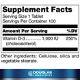 thumbnail image 3 of Douglas Laboratories Vitamin D 25 mcg (1,000 IU) - D3 Vitamin - For Immune Support, Bone Health & Tooth Health* - D Vitamin as Cholecalciferol - 100 Tablets, 3 of 10