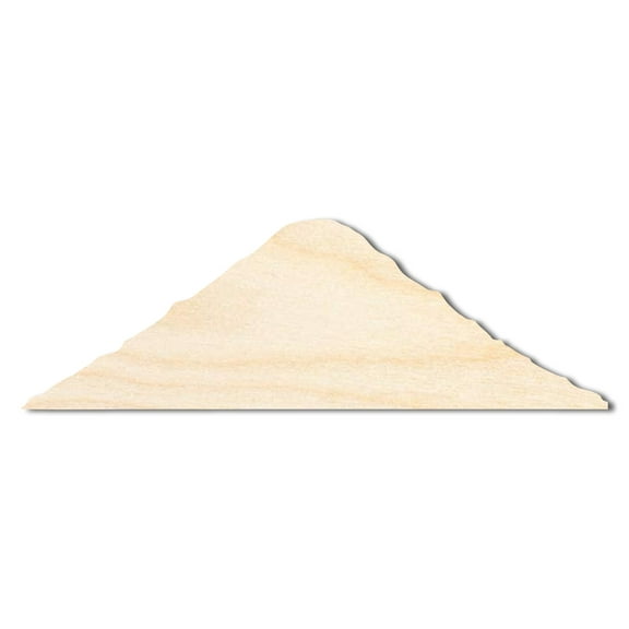 Unfinished Wood Mount Fiji Shape 18" / 3/4"