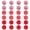 B, variant on BNNG Assorted Colors 24pcs Rose Felt Applique Kits Flower Felt Non-Woven Stickers Sew on Applique Felt Pads for DIY Handcraft Decoration Wreath Decoration Applique Headband Hair Accessory
