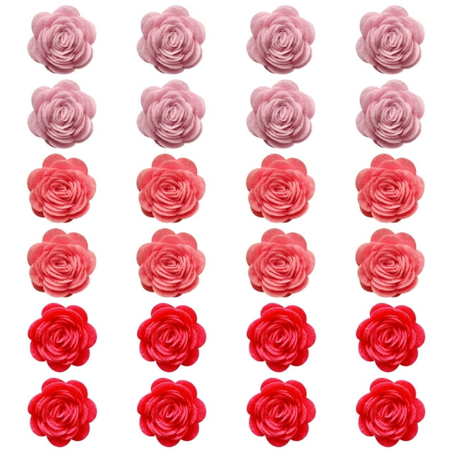 VINOIC Artificial Rose Decoration, DIY Floral Wreath Applique for Craft Home Decor