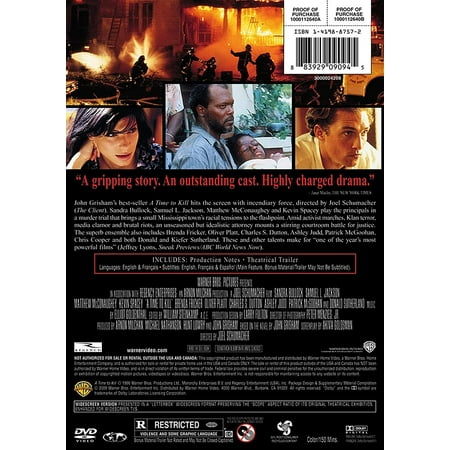 A Time to Kill (DVD), Warner Home Video, Mystery & Suspense