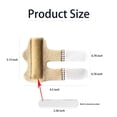 thumbnail image 2 of 5PCS Trigger Finger Splints, Finger Sleeves for Broken Finger, Pinky Finger, Finger Brace for Straightening or Support for Seniors,Skin tone, 2 of 5