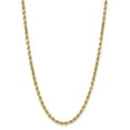 thumbnail image 4 of Auriga Fine Jewelry 14K Yellow Gold 5.5mm Rope Chain Necklace 18inch for Women, 4 of 6