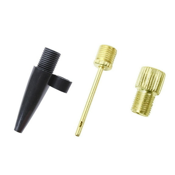 3-in-1 Pump Inflation Needle Nozzle Adapter Kit Inflation Kit French to Schrader Adapter for Tire Sports Inflatable Toys