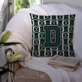 thumbnail image 3 of Monogram Letter Football Fabric Decorative Pillow, 3 of 4