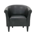 thumbnail image 6 of Mainstays Marlee Barrel Accent Chair, Sedona Black, 6 of 7