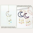 thumbnail image 4 of Safeglitz Natural Amethyst Gravel Pendant Wind Chime - Handwoven Sun Catcher & Room Decor, Rainbow Light Reflecting Hanging Decor for Home, 4 of 9
