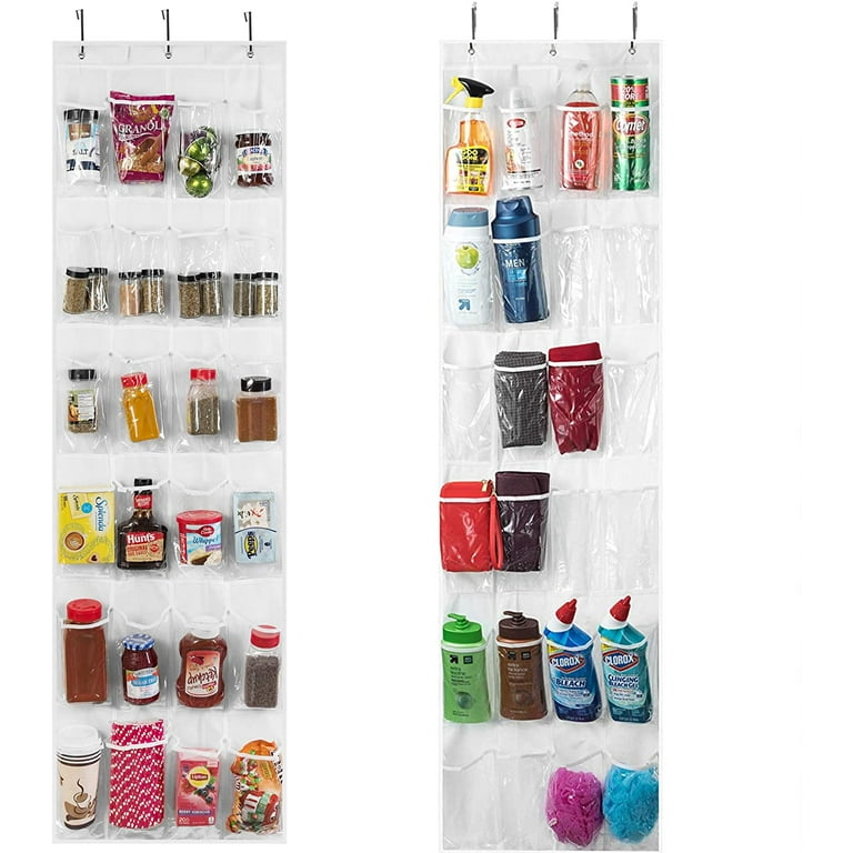 Over The Door Pantry Organization and Storage, Pantry Door Organizer, Spice Rack Organizer for Cabinet, Hanging Spice Rack, K Cup Holder, Shoe Rack, H