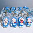 thumbnail image 2 of LLavero de Doraemon de dibujos animados de Anime, modelo de figura de acción de Doraemon, muñeco colgante, llavero de coche, decoración de mochila, regalos de joyería xuanjing  unisex, 2 of 2