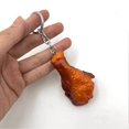 thumbnail image 4 of Llavero con colgante de muslos de pollo simulados, práctico y fácil de colgar, llavero para mochila, bolso, colgante con dije, B, 4 of 4