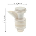 thumbnail image 3 of Eease Push Button Spigot Replacement for Igloo Coolers (2 Pieces), 3 of 5