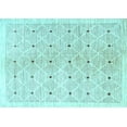 thumbnail image 1 of Ahgly Company Indoor Rectangle Abstract Light Blue Contemporary Area Rugs, 8' x 12', 1 of 4