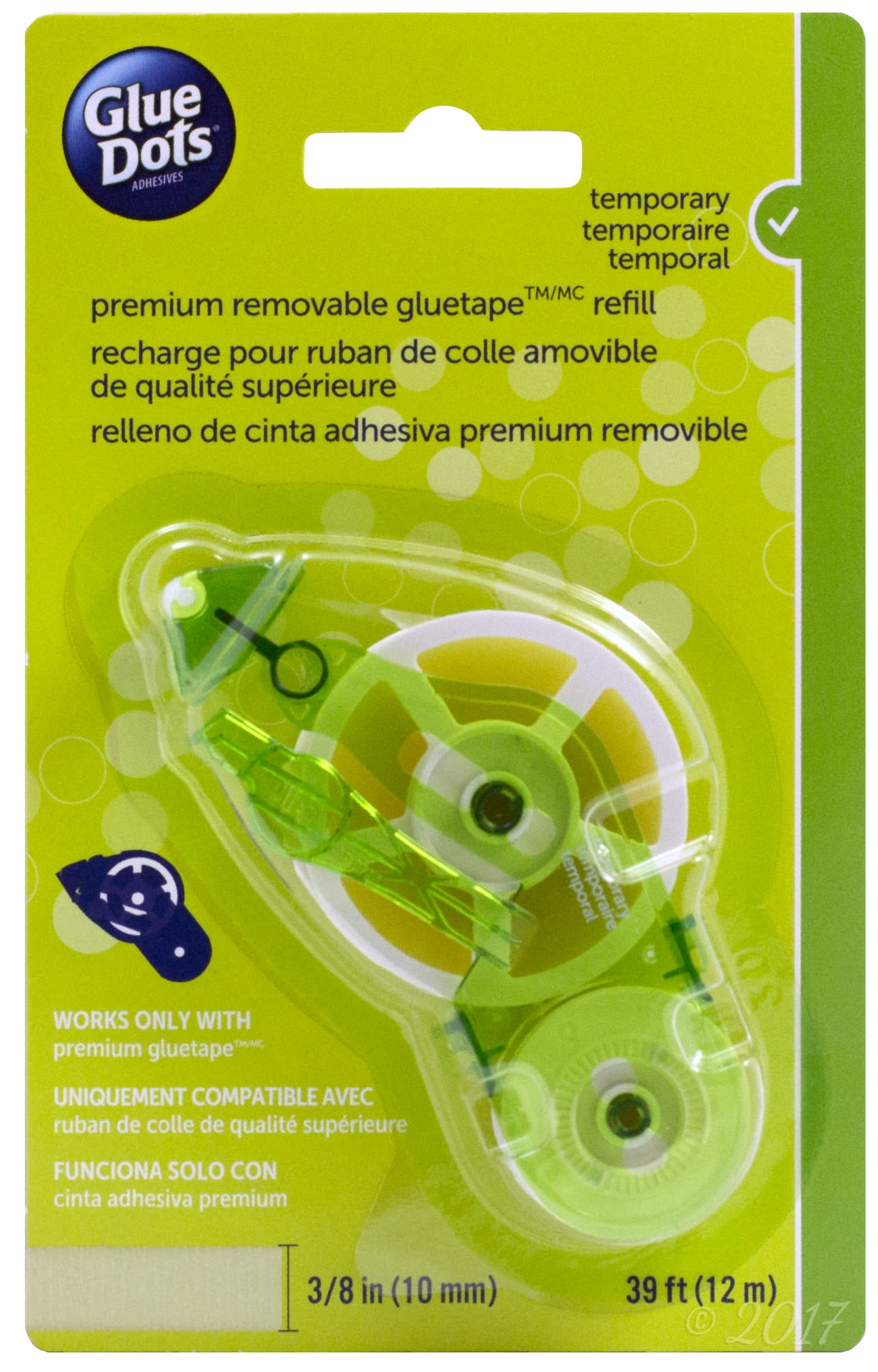 Glue Dots Clear Glue Tape Dispenser, 39' Walmart Inventory Checker