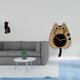 thumbnail image 2 of Figura de escritorio, estatua de gato, reloj de pared decorativo, reloj de pared de gato, decoración moderna de madera, hecho de resina, madera, acríl, 2 of 8