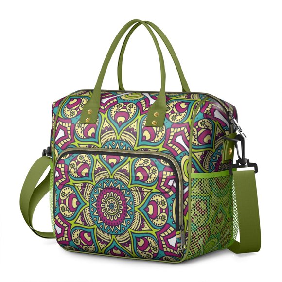 Spiritual Harmony Mandala Leakproof Travel Bag - Ideal for Fitness Lovers & Hikers