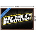thumbnail image 3 of Star Wars - May the 4th - Logo Wall Poster, 22.375" x 34" Framed, 3 of 5