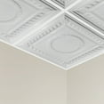 thumbnail image 2 of Great Lakes Tin 2ft x 2ft Cleveland Gloss White Lay-In Ceiling Tile (5-Pack), 2 of 4