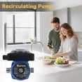 thumbnail image 2 of Carivia Hot Water Recirculating Pump, Water Circulation Pump with Timer, Circulator Pump with 3/4" to 1/2'' NPT Connectors&iuml;&frac14;Installation on Elect, 2 of 7