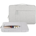 thumbnail image 2 of MOSISO 15"-15.6" Laptop Sleeve Briefcase for MacBook HP/Asus/Dell/Lenovo Chromebook, Multifunctional Notebook Case Protective Bag Cover for MacBook Pro 16 inch, Gray, 2 of 6