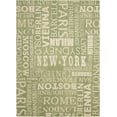 thumbnail image 2 of Waverly Sun N' Shade Indoor/Outdoor Modern Design Wasabi 7'9" x 10'10" Area Rug, (8' x 11'), 2 of 6