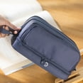 thumbnail image 5 of Big Capacity Pencil Case, Expandable Large Storage Pencil Pouch Holder Box Organizer, Portable High Capacity Stationery Bag,Cute Aesthetic Office Supplies for Men and Women(Navy), 5 of 6