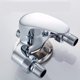 thumbnail image 2 of Grifo de ducha con disco de sellado de cerámica de alta calidad, mezclador de agua fría y caliente con diseño de mango ergonómico, mezclador de baño de montaje en pared que garantiza un, 2 of 5
