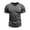 Dark Gray Short Sleeve for Men, variant on Men's Short Sleeve V Neck Tee Form-Fitting Fabric Durable Comfortable Casual Daily Activity Wear Pink L