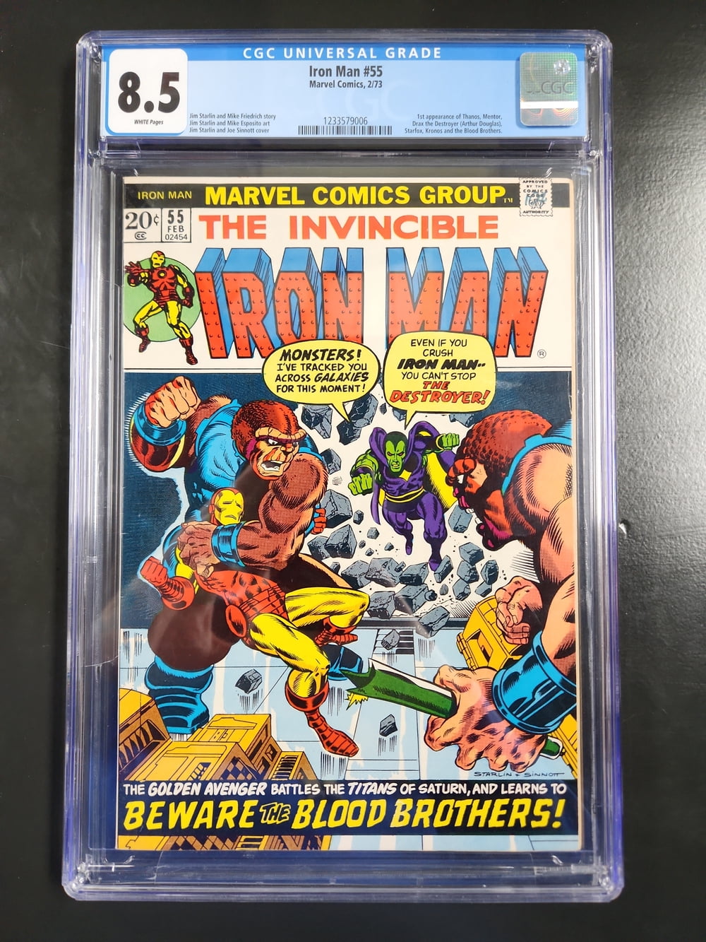 Iron Man #55 - CGC 8.5 Comic Book