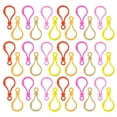 thumbnail image 3 of HLONK 200pcs Plastic Diy Key Chain Clips Keychain Clasps Crafts Delicate Plastic Key Chain Hooks, 3 of 4