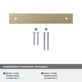 thumbnail image 4 of Amerock Ladera 5-1/16 inch (128mm) Center-to-Center Rectangle Golden Champagne Cabinet Pull Backplate, 4 of 6