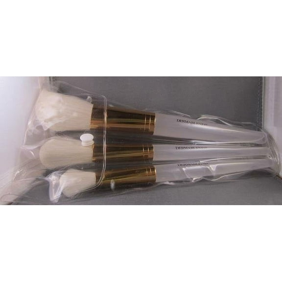 DERMABLEND 3 Full Size Cosmetic Facial Brushes : Large Medium Small Brush NEW