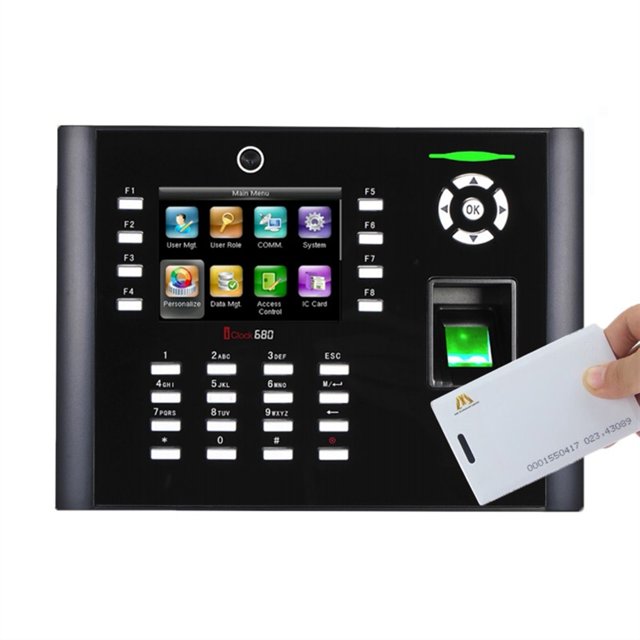Iclock680 TCP/IP Fingerprint Time Clock Office Attendance Machine Webserver Door Access Control System With Camera ,Easy to Use