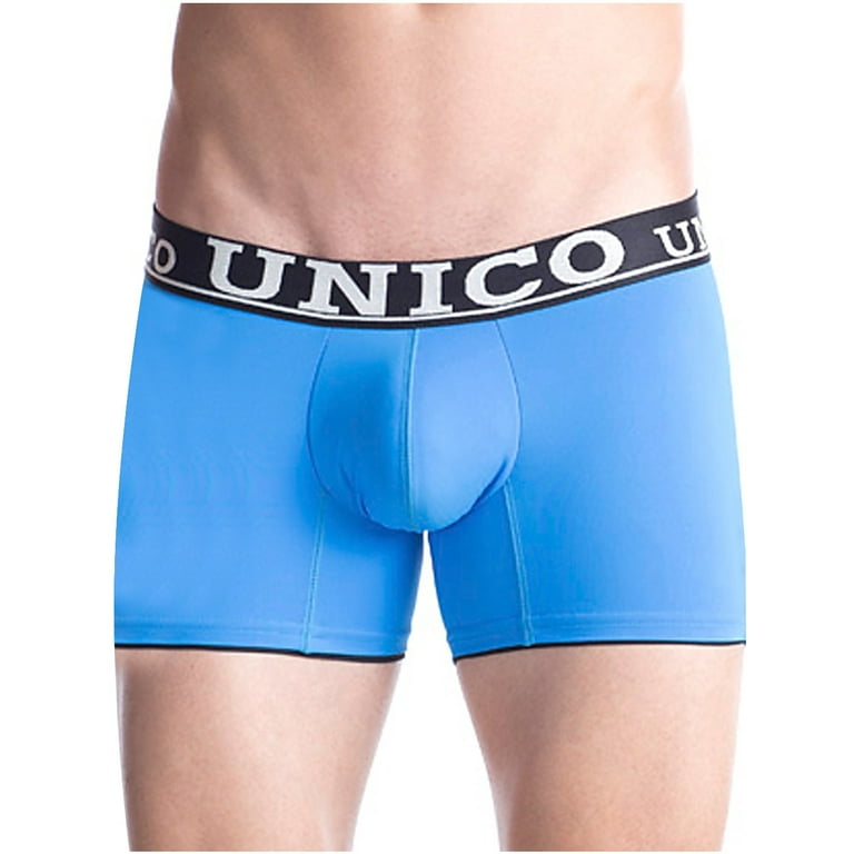 Mundo Unico Underwear for Men Microfiber Short Boxer Briefs Solid