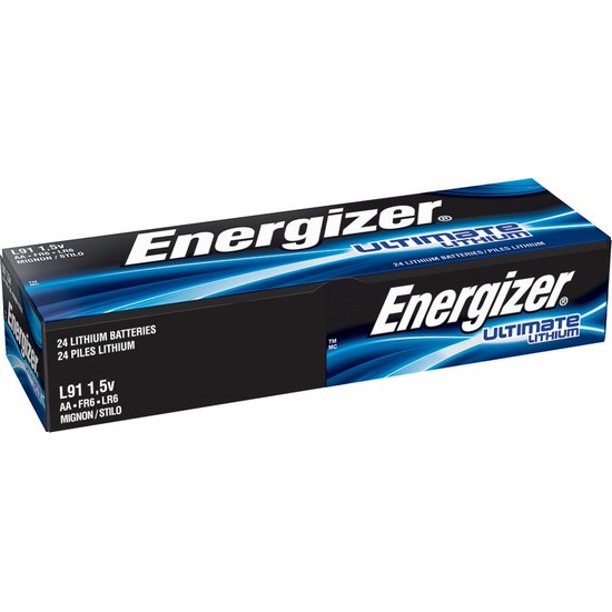 Energizer Battery L91.9S E1050000 Ultimate Lithium AA Batteries Bulk