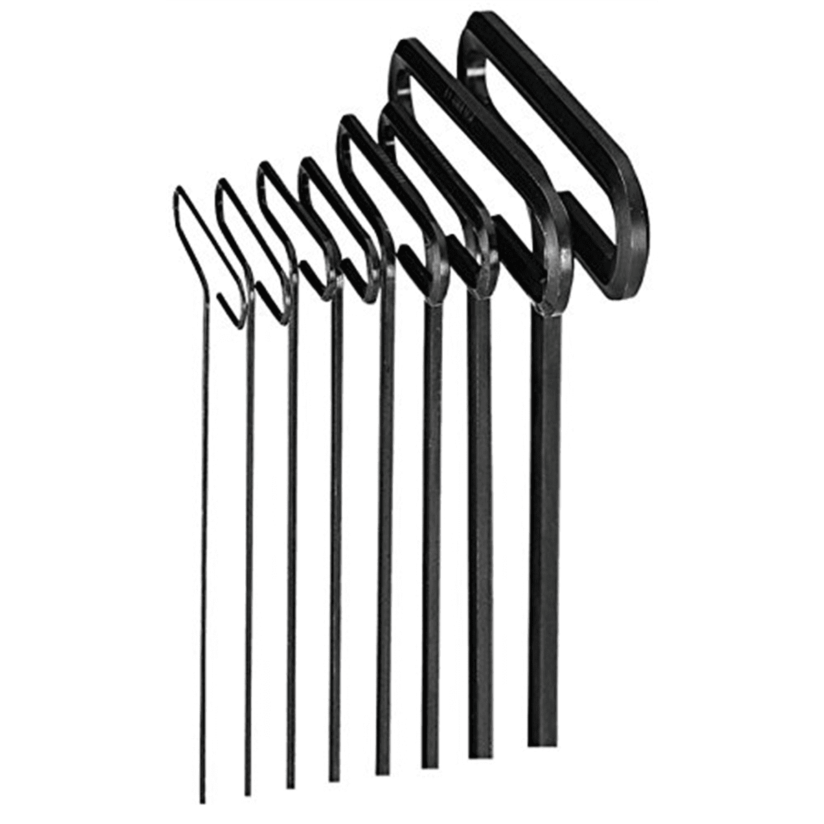 HEX KEY SET 8 PC T-HANDLE 6IN SAE 3/32-1/4IN.