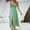 Green summer dresses, variant on Wycnly Summer Dresses for Women Maxi Dresses for Women 2025 Elastic Waist Slit Hem Beach Bohemian Spaghetti Strap Maxi Dress Girls Fashion Floral V-Neck Sleeveless Long Sun Dresses