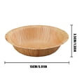 thumbnail image 4 of Paper Bowls, 50 Count 8 oz Disposable Wood Grain Bowls, Thickened Leak-Proof Microwave Safe for Birthday Parties, Camping, BBQ, Picnics and Family Events, 4 of 7