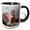 Black/White, variant on 3drose, Japanese Macaque, Snow Monkey, Joshin-etsu Np, Honshu, 11oz Two-tone Black Mug