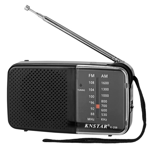 Tsv Portable Am Fm Radios Black K 258 Walmart Com Walmart Com