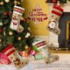 thumbnail image 4 of Bolsa de regalo de calcetín de Feliz Navidad, muñeco de nieve no tejido de gran capacidad, alce, Santa Claus, decoraciones para el hogar, 2023, 4 of 4