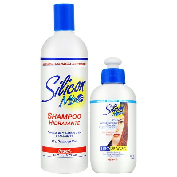 Silicon Mix Intensive Shampoo 16oz   Leave in 8oz