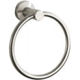 thumbnail image 1 of Anneau Porte-Serviette Nickel Brossé, Anneau Porte-Serviette de Bain en Acier Inoxydable Rond pour Salle de Bain, 1 of 7
