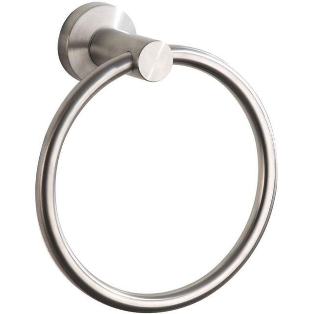 Anneau Porte-Serviette Nickel Brossé, Anneau Porte-Serviette de Bain en Acier Inoxydable Rond pour Salle de Bain