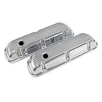 Scott Drake C5ZZ-6A582-AF "Cal Custom" Aluminum-Finned Valve Covers