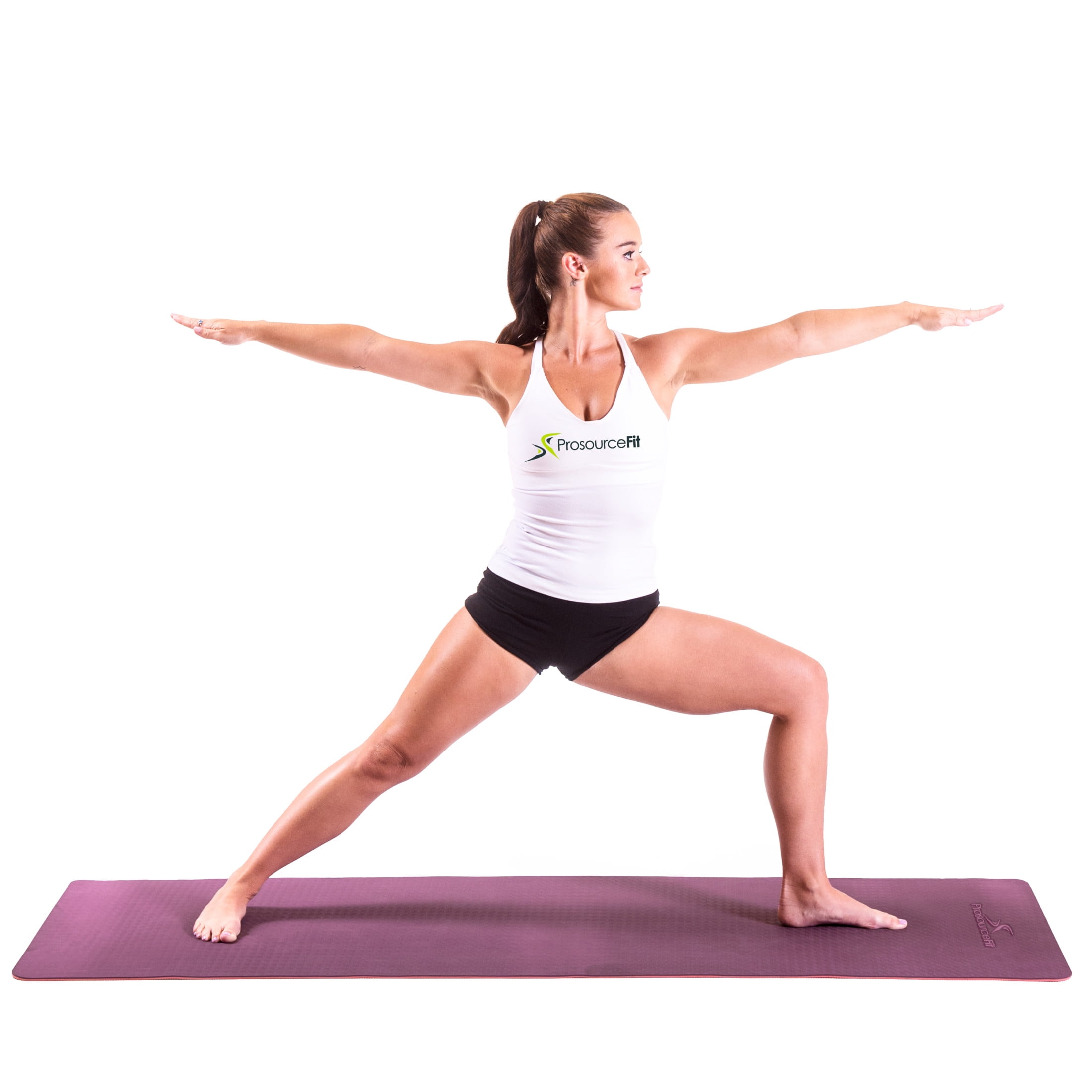 ProsourceFit Natura TPE Yoga Mat ¼-in Thick, 72-inch Long, Reversible