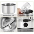 thumbnail image 5 of Electric Coffee Grinder, 4-Blade Spice Grinder, Portable Stainless Steel Grain Mill for Coffee Beans, Spices, Nuts, Grains, Dry Herbs, 5 of 7